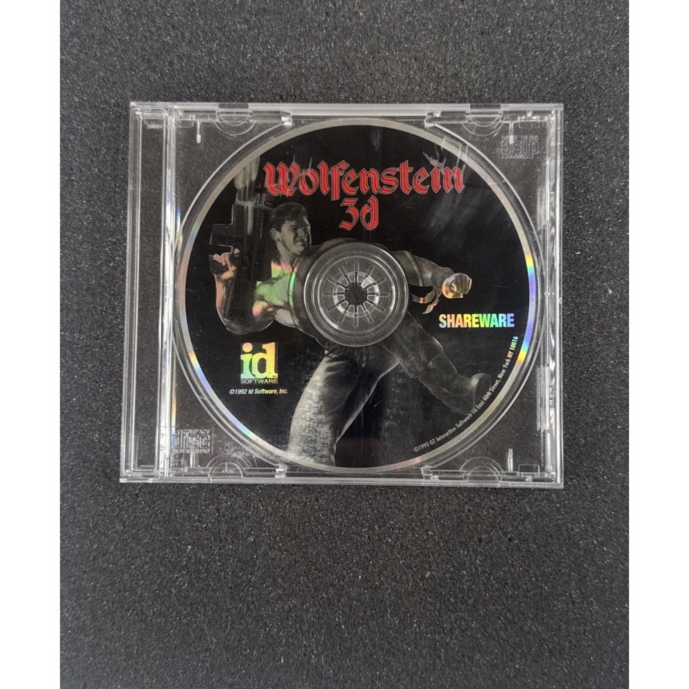 Wolfenstein 3D‎ 1995 PC CD-ROM Software Video Game CD ONLY